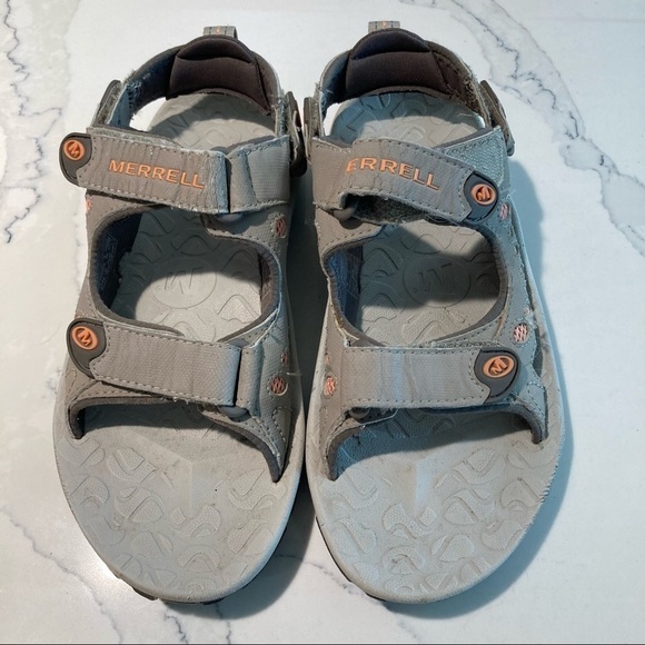 MERRELL SZ 7 Moab Drift 2 Hiking  Performance Sandals Hook Loop Closures - Picture 2 of 11